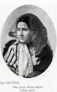 朱莉娅沃德豪夫人，1860年代 作者 美国摄影师
