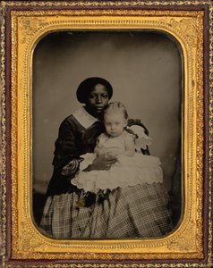 妇女和儿童肖像，约 1860 年（照片1860 年（照片） 作者 美国摄影师
