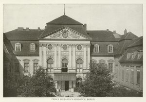Prince Bismarcks Residence，柏林（黑白照片） 作者 美国摄影师