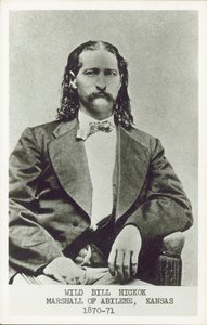 Wild Bill Hickok, gunfighter, gambler and lawman of the American West (b/w photo) 作者 美国摄影师