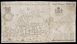A Plan of the City of New York from an Actual Survey 作者 美国学校