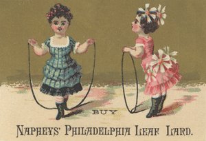 Napheys Philadelphia Leaf Lard的广告，1880年