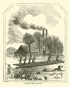 在Bayous，1863年3月 作者 美国学校