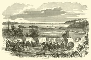 军队列车，1862年11月 作者 美国学校
