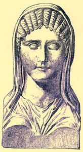 Aspasia，来自Victor Duruy的希腊历史插图，1890年出版（数字增强图像） 作者 美国学校