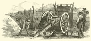 1864年6月在彼得堡前的电池 作者 美国学校