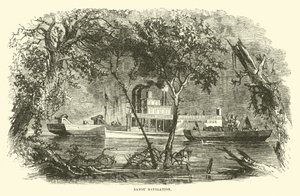 Bayou Navigation，1863年3月 作者 美国学校