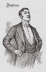 Boasting (engraving) 作者 美国学校