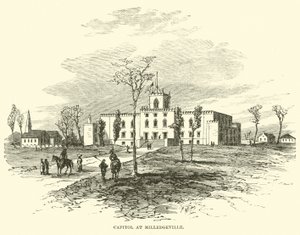 国会大厦在米利奇维尔，1864年11月 作者 美国学校
