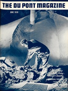商业肥料，杜邦杂志的封面，1938年6月 作者 美国学校