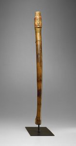 Coup Stick, Yankton Sioux, c.1880 (wood, brass nails, pigment & hot file marks) 作者 美国学校