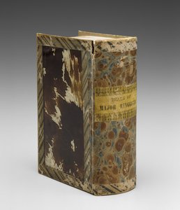 林戈尔德少校之死，c。 1846-1848 年（纸和 verre-églomisé） 作者 美国学校
