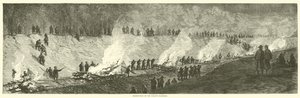 1864年9月，威尔登铁路遭到破坏 作者 美国学校