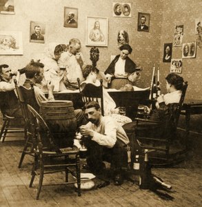 详细信息来自McCarthys Wake（第1部分），1899年（立体摄影） 作者 美国学校