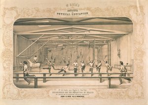 Richs博士体育教育学院，雕刻和酒吧。由Wm。纽约Endicott＆Co，1850年 作者 美国学校