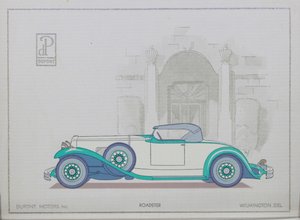 杜邦汽车：Roadster，1921年 作者 美国学校