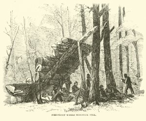 1864年5月Sedgwick倒塌的地方防火 作者 美国学校