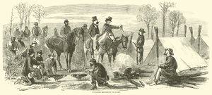1865年3月，觅食者返回营地 作者 美国学校