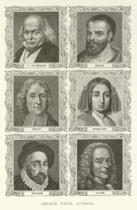 法国诗人，作家，Beranger PJ，Rabelais，Fenelon，George Sand，Montaigne，伏尔泰 作者 美国学校