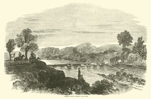 一般银行穿越甘蔗河，1864年4月 作者 美国学校