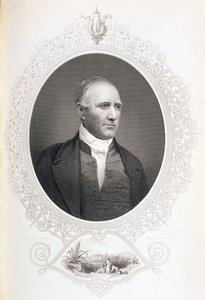 Samuel Houston将军，来自“美国历史”，Vol。 II，Charles Mackay，刻有daguerrotype（雕刻） 作者 美国学校