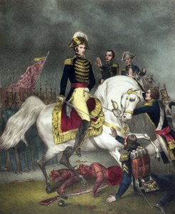 1811年Tippecanoe战役中的威廉亨利哈里森将军 作者 美国学校