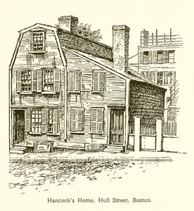 Hancocks Home，赫尔街，波士顿 作者 美国学校