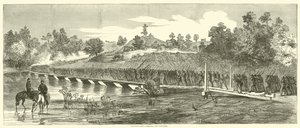 汉诺威渡轮，穿越Pamunkey，1864年6月 作者 美国学校