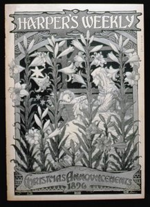 哈珀斯周刊，1896年圣诞节公告 作者 美国学校
