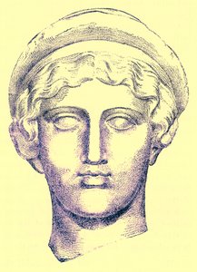 Hebe，Victor Duruy的希腊历史插图，1890年出版（数字增强图像） 作者 美国学校