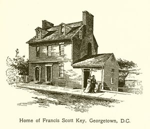 Francis Scott Key，乔治敦，DC的家 作者 美国学校