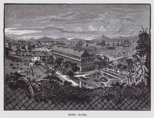 Hong Kong (engraving) 作者 美国学校