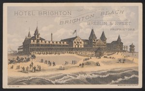 Hotel Trade Card (coloured engraving) 作者 美国学校