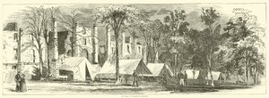 1863年10月在Warrenton Springs的营地 作者 美国学校