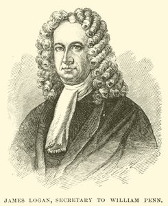 James Logan，William Penn 的秘书（版画） 作者 美国学校