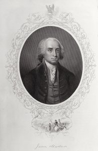 詹姆斯·麦迪逊，来自“美国历史”，第一卷。我，由查尔斯麦凯，由C.库克雕刻 作者 美国学校
