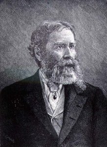 詹姆斯-拉塞尔-罗威尔（1819-1891）（雕刻）。 作者 美国学校