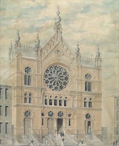 Khal Adath Jeshurun犹太教堂，纽约 作者 美国学校