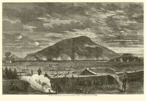 Lookout Mountain，来自1863年11月在查塔努加河的联邦作品 作者 美国学校