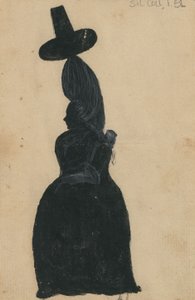 露西诺克斯，1790年（墨卡与中国白卡） 作者 美国学校