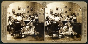 McCarthys Wake（第3部分），1899年（立体摄影） 作者 美国学校