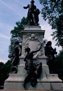 纪念雕像吉尔伯特德拉法耶特将军，1891年 作者 American School