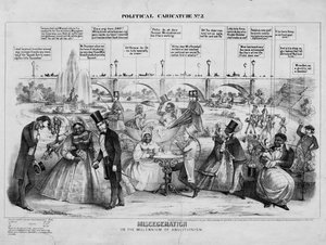 1864年，纽约Bromley＆Co。出版的“十字架”，或“废除主义的千年”