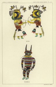Momo, Tetanaya（彩色石版画） 作者 美国学校