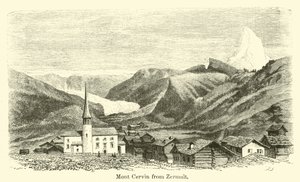 来自Zermalt的Mont Cervin 作者 美国学校