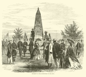 1862年9月在公牛奔跑战场上的纪念碑 作者 美国学校