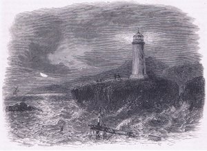 Mount Desert Isle，插图来自卡塞尔的美国酒吧历史。 由 Petter & Galpin c.1890 (石版画) 作者 美国学校