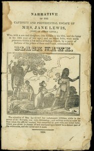 1832年出版的简·刘易斯夫人的囚禁和逃亡叙事 作者 美国学校