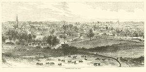 纳奇兹在山上，1862年5月 作者 美国学校