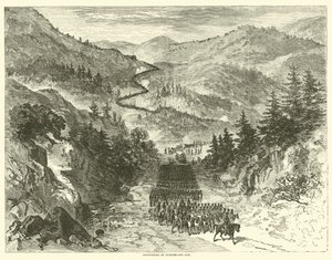 占领坎伯兰峡谷，1863年9月 作者 美国学校